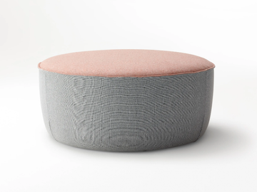 ADAPT - Round fabric pouf by Ross Gardam - view 2